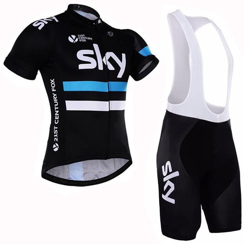 Team sky Pro Cycling Jersey set Cycling clothing Breathable Mountain Bike Clothes Quick Dry Bicycle Sportswear Cycling Set