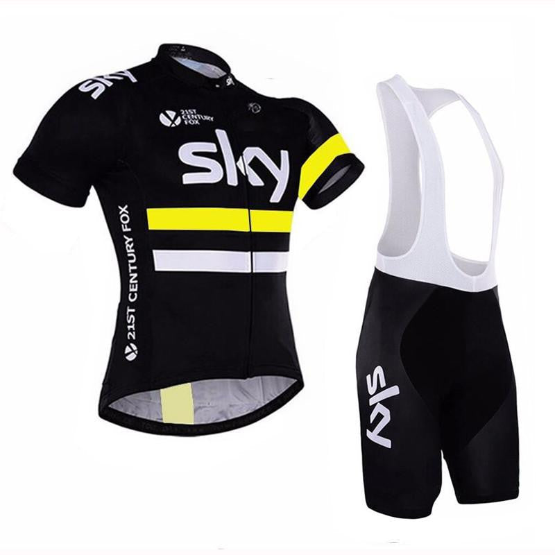 Team sky Pro Cycling Jersey set Cycling clothing Breathable Mountain Bike Clothes Quick Dry Bicycle Sportswear Cycling Set
