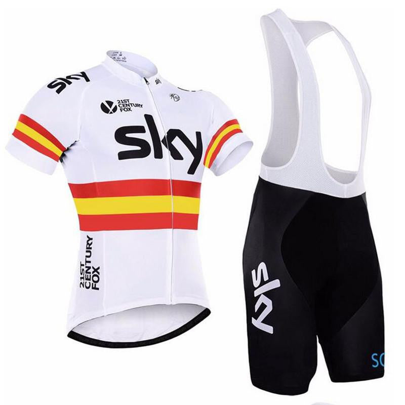 Team sky Pro Cycling Jersey set Cycling clothing Breathable Mountain Bike Clothes Quick Dry Bicycle Sportswear Cycling Set