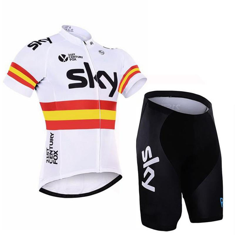 Team sky Pro Cycling Jersey set Cycling clothing Breathable Mountain Bike Clothes Quick Dry Bicycle Sportswear Cycling Set