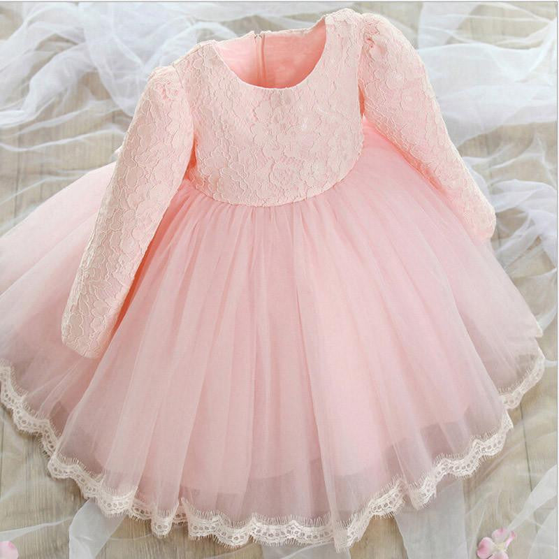 Toddler Girl Dress Kids Costume Bow Lace Princess Dresses Flower Girl Dress for Wedding Party Girls Clothes vestidos