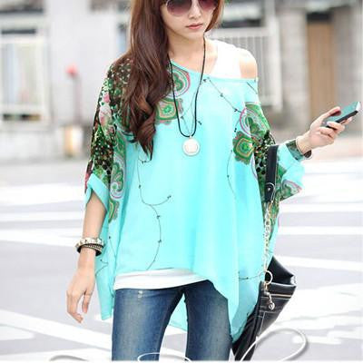 Women Blouses Fashion Womens Casual Chiffon Blouse Style 4XL 5XL 6XL Plus Size Women Chiffon Shirts Tops