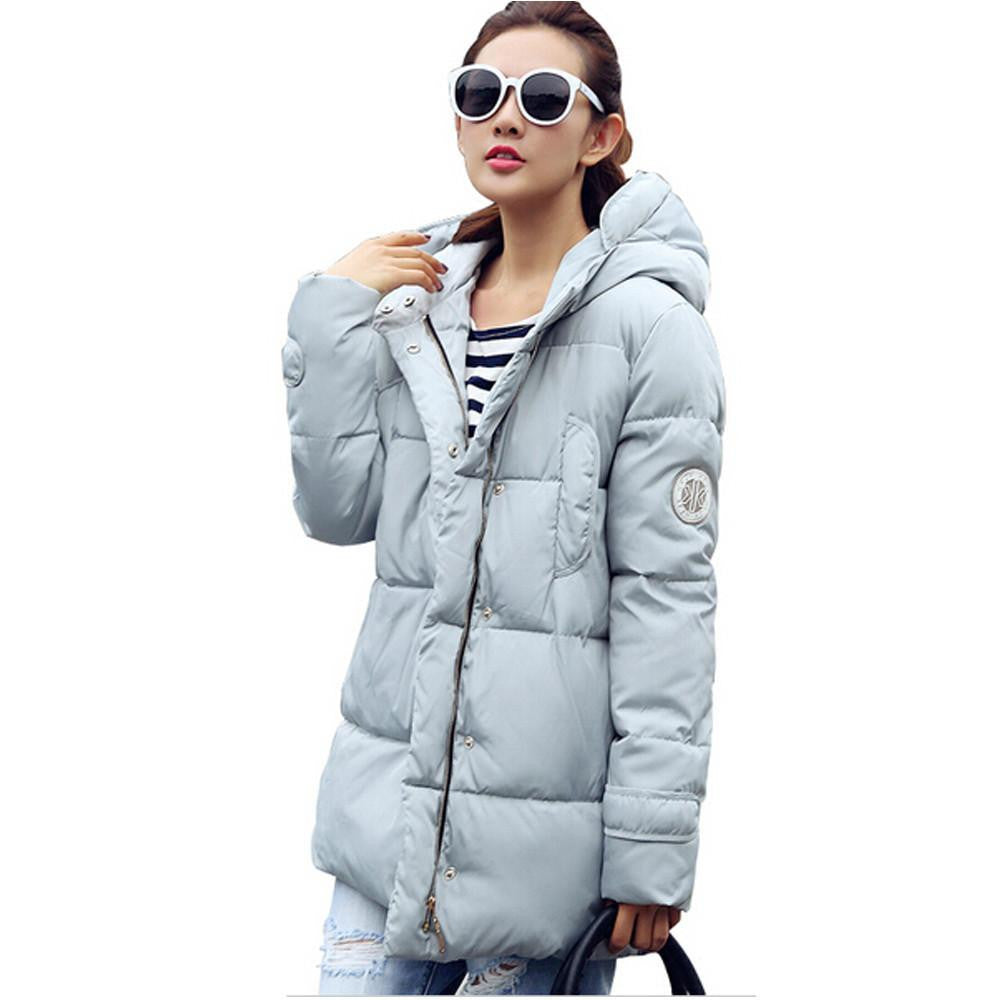 Wadded Jacket Female Women's Jacket Down Cotton Hooded Coat Slim Parkas Ladies Jackets And Coats Plus Size XXL