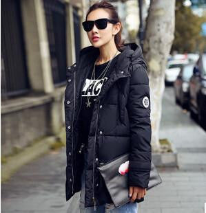 Wadded Jacket Female Women's Jacket Down Cotton Hooded Coat Slim Parkas Ladies Jackets And Coats Plus Size XXL