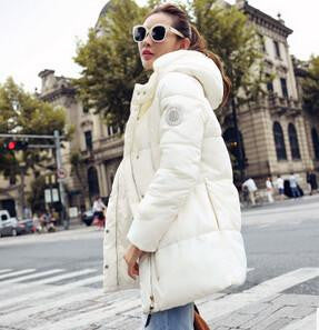 Wadded Jacket Female Women's Jacket Down Cotton Hooded Coat Slim Parkas Ladies Jackets And Coats Plus Size XXL