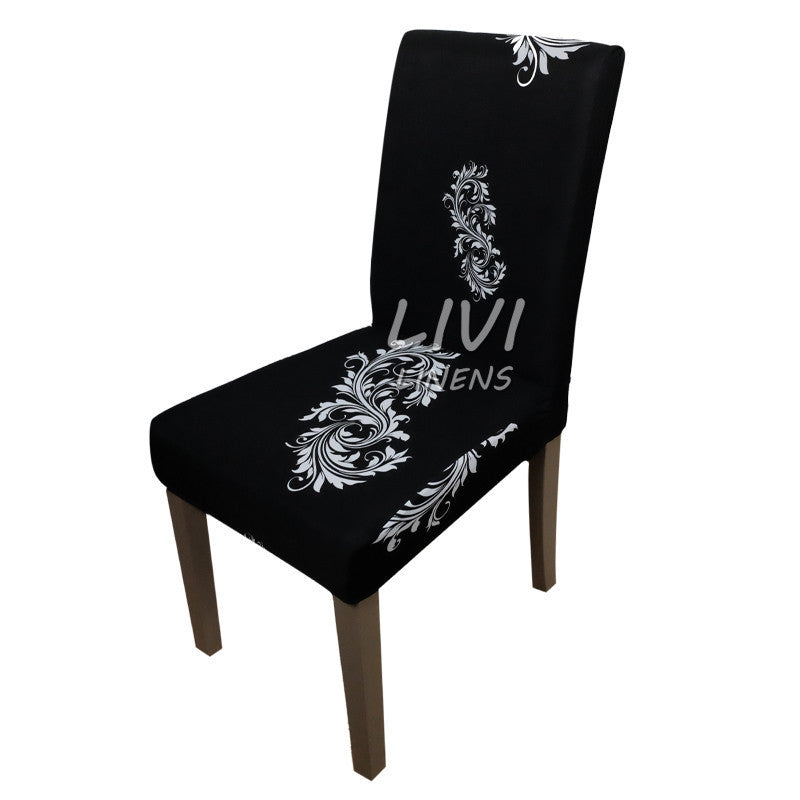 Printing Zebra Leopard Printing Spandex Stretch Dining Chair Cover Machine Washable Restaurant