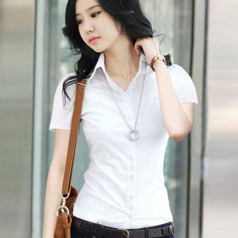 Online discount shop Australia - Chiffon Blouse Shirts Women Tops Plus Size Women Clothing White Lace Blouses