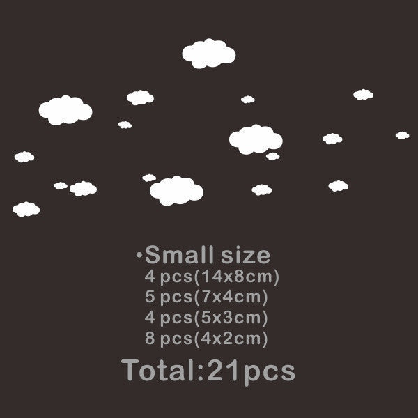 Online discount shop Australia - DIY Cloud Decal Sticker Vinyl Wall Art Nursery Kids room Decor Various Color