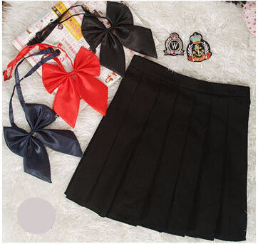 Online discount shop Australia - Midi Pleated Women Skirts High Waist Red A-Line Short Skirts Uniforms School Tartan Plaid Skirt Saias