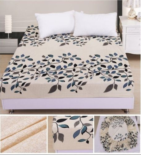 King/Queen Size Fitted Sheet 16 STYLE