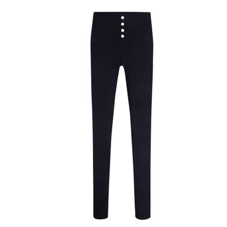 S-5XL Fashion Leggings High Waist Pencil Pants Trousers Women Elastic Pants Big Size