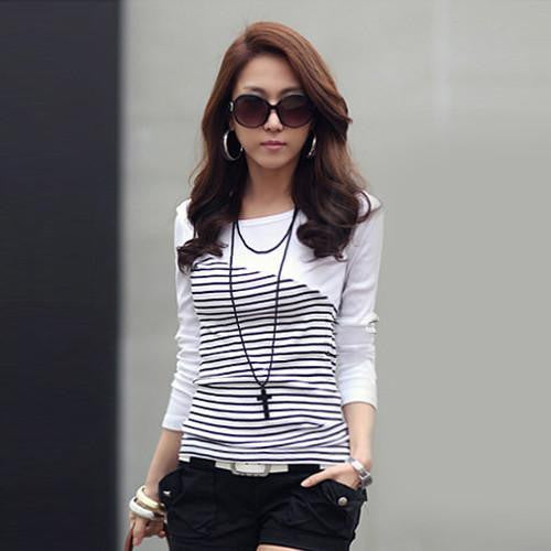 T Shirt Women Clothes Tshirt Long Sleeve Tops Womens Clothing T-Shirts Cotton Casual Tee Shirt