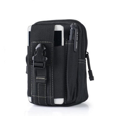 Outdoor Camping Climbing BagTactical Military Molle Hip Waist Belt Wallet Pouch Purse Phone Case for iPhone 7 for Samsung