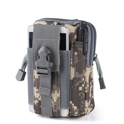 Outdoor Camping Climbing BagTactical Military Molle Hip Waist Belt Wallet Pouch Purse Phone Case for iPhone 7 for Samsung