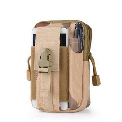 Outdoor Camping Climbing BagTactical Military Molle Hip Waist Belt Wallet Pouch Purse Phone Case for iPhone 7 for Samsung