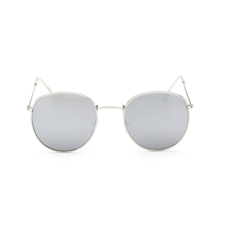 Retro round sunglasses women men brand designer sun glasses for women Alloy mirror sunglasses ray female oculos de sol