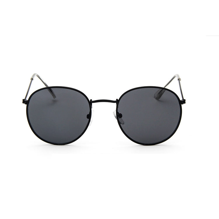 Retro round sunglasses women men brand designer sun glasses for women Alloy mirror sunglasses ray female oculos de sol