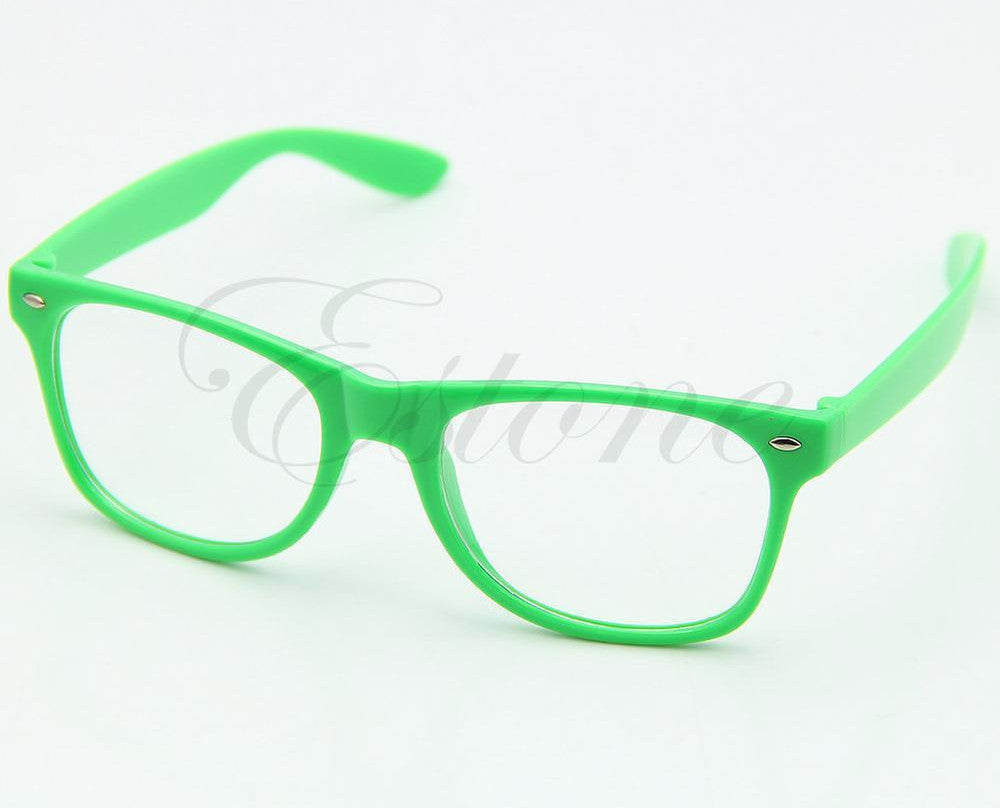 Online discount shop Australia - Fashion Glasses Cool Unisex Clear Lens Nerd Geek Glasses Eyewear For Men Women