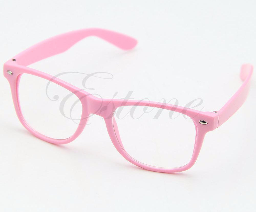 Online discount shop Australia - Fashion Glasses Cool Unisex Clear Lens Nerd Geek Glasses Eyewear For Men Women