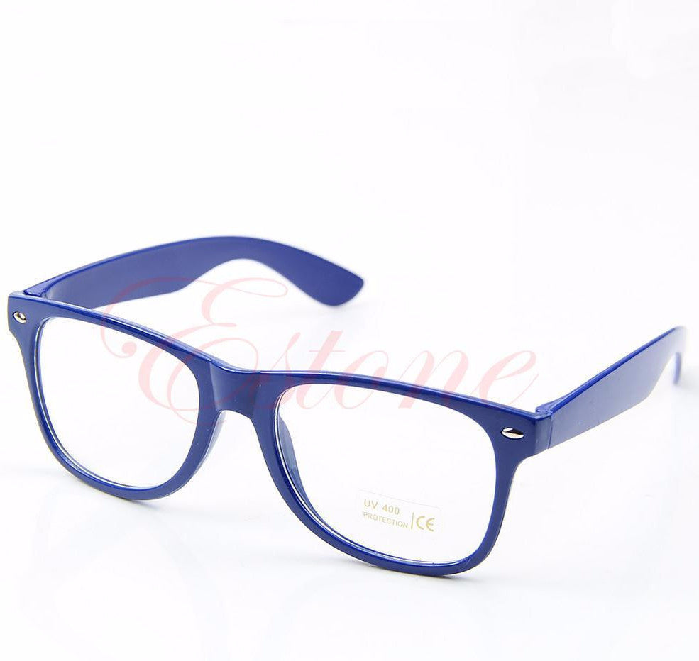 Online discount shop Australia - Fashion Glasses Cool Unisex Clear Lens Nerd Geek Glasses Eyewear For Men Women