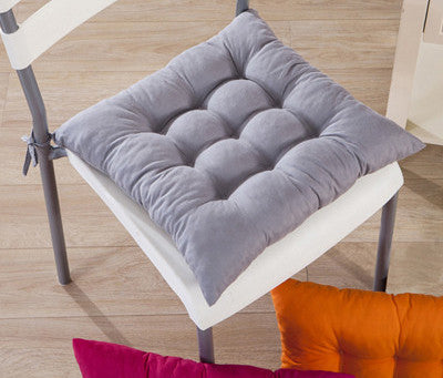 Online discount shop Australia - 11 Colors Solid Cushion Mat Cotton Chair Seat Pads With Cord 40*40CM For Patio Home Car Sofa Office Tatami Decoration