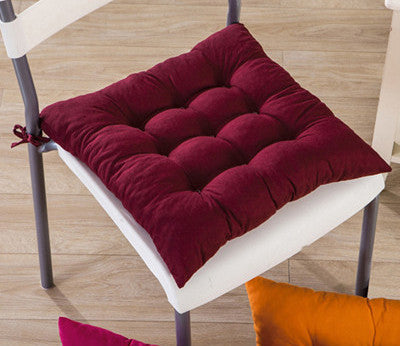 Online discount shop Australia - 11 Colors Solid Cushion Mat Cotton Chair Seat Pads With Cord 40*40CM For Patio Home Car Sofa Office Tatami Decoration