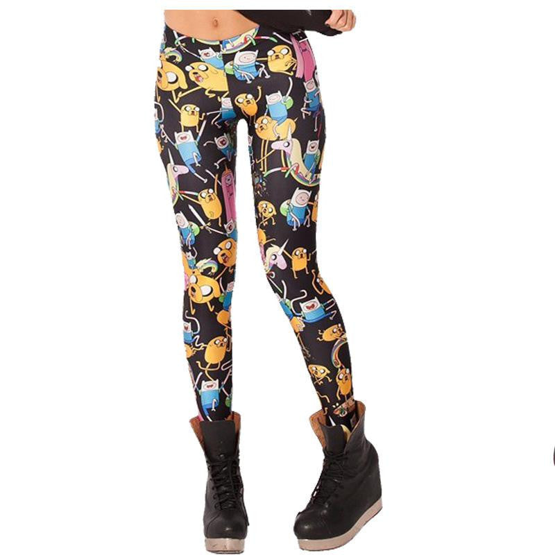 Online discount shop Australia - ADVENTURE TIME cartoon pattern 3d print 20 designs women pants PUNK women leggings casual