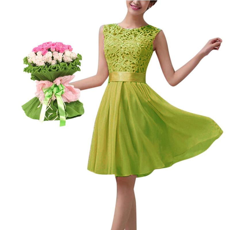 Women 2017 ZANZEA Party Dresses Sleeveless O-Neck Lace Crochet Chiffon Patchwork Summer Mini Dress Vestidos Plus Size