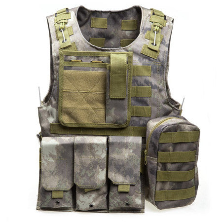 Online discount shop Australia - Camouflage Hunting Military Tactical Vest Wargame Body Molle Armor Hunting Vest CS Outdoor Equipment