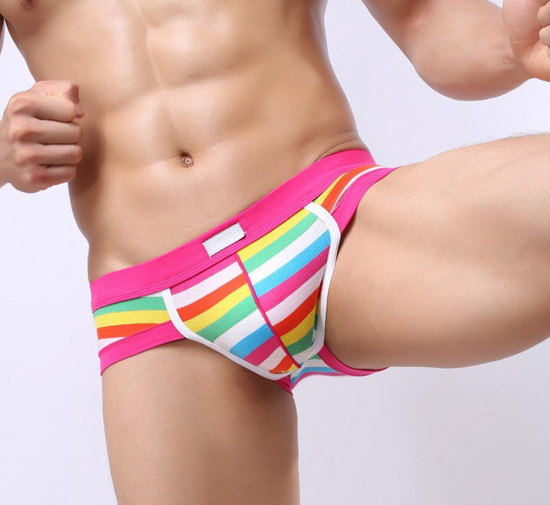 Online discount shop Australia - 4 Pcs/lot Male Underwear Cotton Men Briefs Underwear Sexy Striped Men Briefs Shorts Men Underpants Underwear Briefs Men