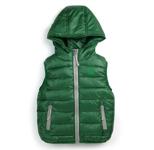 Warm Children vests waistcoats girls/boy Outerwear&Coats vest Brand candy color Kids jackets baby Outerwear&Coats