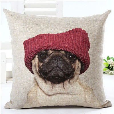 Online discount shop Australia - Animal cushion cover Dog for children Decorative Cushion Covers for Sofa Throw Car Chair Home Decor Pillow Case almofadas