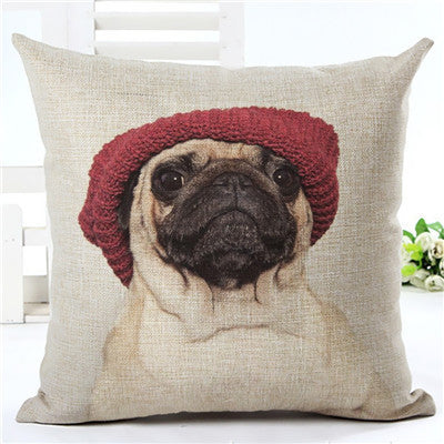 Online discount shop Australia - Animal cushion cover Dog for children Decorative Cushion Covers for Sofa Throw Car Chair Home Decor Pillow Case almofadas