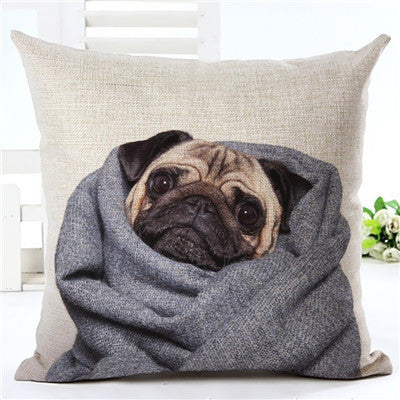 Online discount shop Australia - Animal cushion cover Dog for children Decorative Cushion Covers for Sofa Throw Car Chair Home Decor Pillow Case almofadas