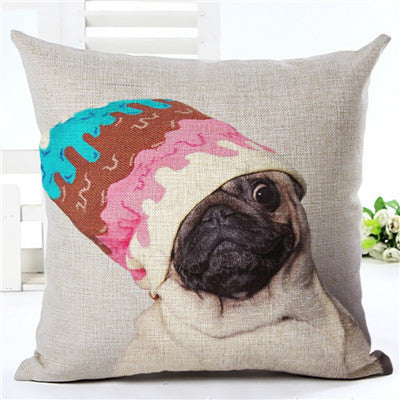 Online discount shop Australia - Animal cushion cover Dog for children Decorative Cushion Covers for Sofa Throw Car Chair Home Decor Pillow Case almofadas