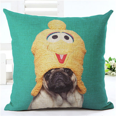 Online discount shop Australia - Animal cushion cover Dog for children Decorative Cushion Covers for Sofa Throw Car Chair Home Decor Pillow Case almofadas