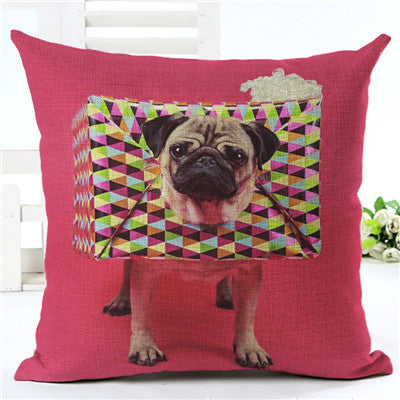 Online discount shop Australia - Animal cushion cover Dog for children Decorative Cushion Covers for Sofa Throw Car Chair Home Decor Pillow Case almofadas
