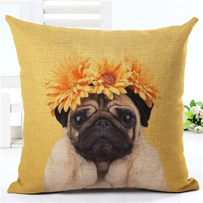Online discount shop Australia - Animal cushion cover Dog for children Decorative Cushion Covers for Sofa Throw Car Chair Home Decor Pillow Case almofadas