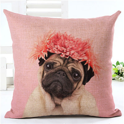 Online discount shop Australia - Animal cushion cover Dog for children Decorative Cushion Covers for Sofa Throw Car Chair Home Decor Pillow Case almofadas