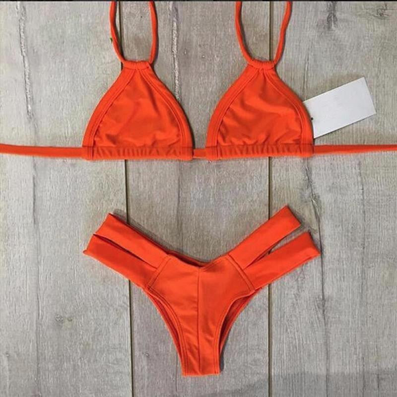 Bikini Set Woman Swimsuit Bandage Swimwear Soft Swimsuits Bathing Suit Crochet Bikinis B060