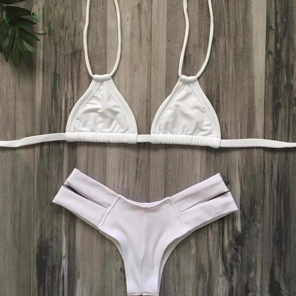 Bikini Set Woman Swimsuit Bandage Swimwear Soft Swimsuits Bathing Suit Crochet Bikinis B060