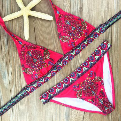 Bikini Set Woman Swimsuit Bandage Swimwear Soft Swimsuits Bathing Suit Crochet Bikinis B060