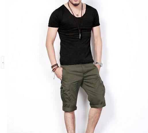 Scoop Neck Men's T Shirt In Multi Melange All Sizes Baboo Tonic Slim Fit Cotton Very Saints Style High A1