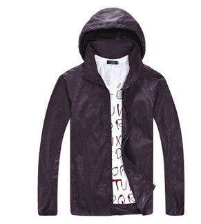 Online discount shop Australia - Men's Women's Casual Jacket Hooded Jackets Fashion Lovers Thin Windbreaker Zipper Coats