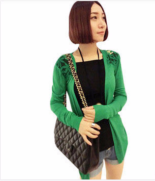 Online discount shop Australia - 21Color New Style  Fashion Jacket Girl Women's Lace Sweet Crochet Knit Blouse Cardigan Outerwear Coat