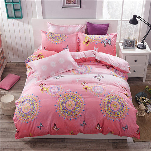 style fashion style queen/full/twin size bed linen set bedding set bedclothes duvet cover bed sheet pillowcases