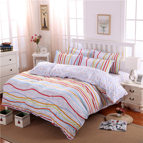 style fashion style queen/full/twin size bed linen set bedding set bedclothes duvet cover bed sheet pillowcases