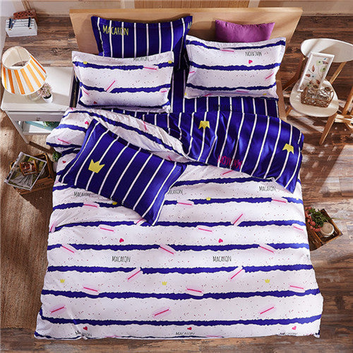 style fashion style queen/full/twin size bed linen set bedding set bedclothes duvet cover bed sheet pillowcases