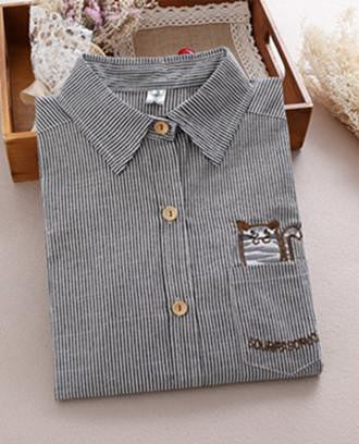 White Blouse Women Work Wear Button Up Lace Turn Down Collar Long Sleeve Cotton Top Shirt Plus Size S-XXL T56302