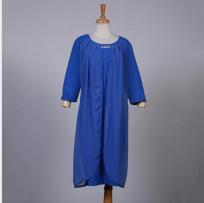 Woman Dress Summer Straight Dresses Plus Size Mid-Calf Women Clothing 6xl dress Plus Size